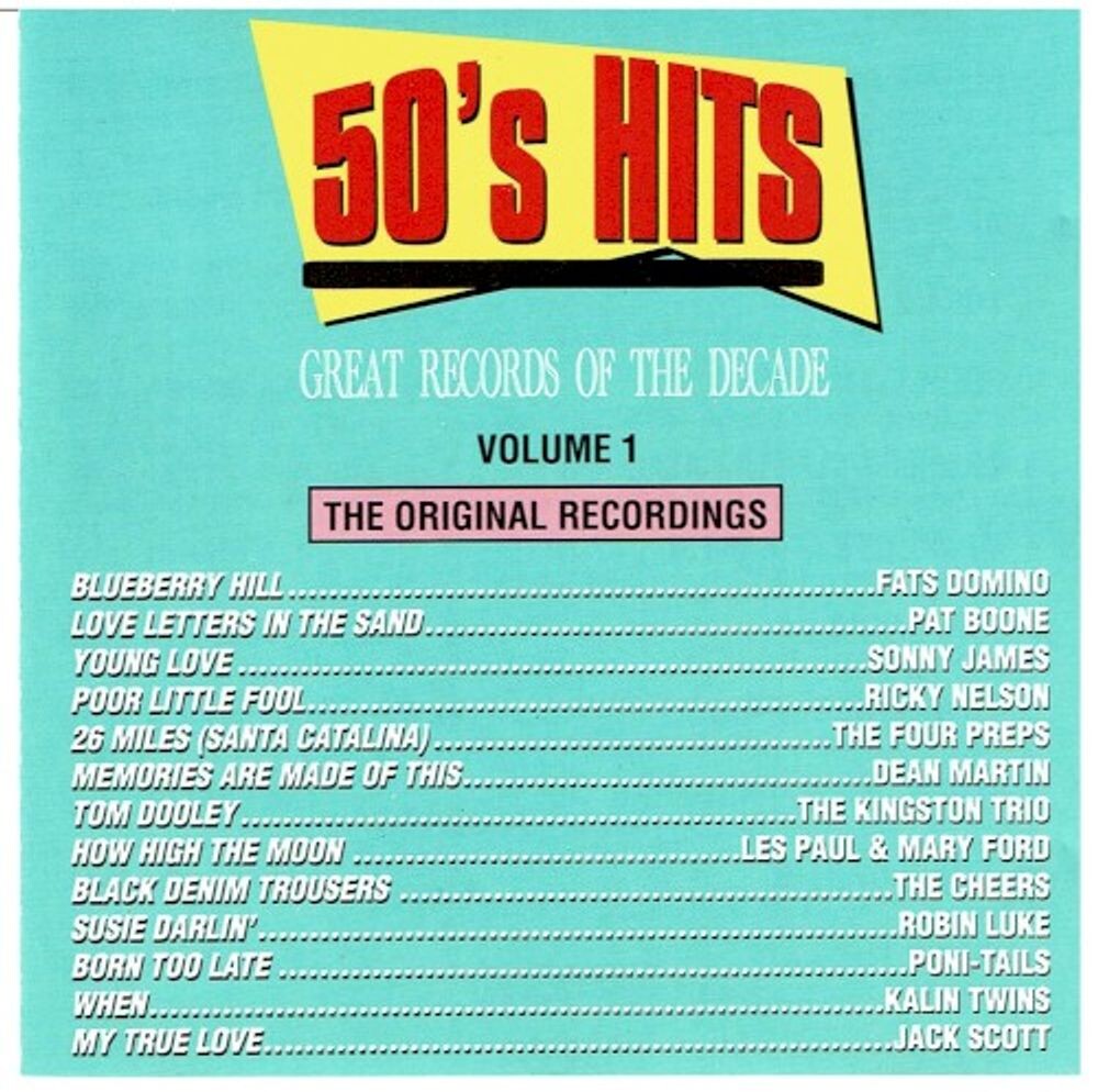 Диск CD Vol. 1-50's Hits
Диск CD Vol. 1-50's Hits