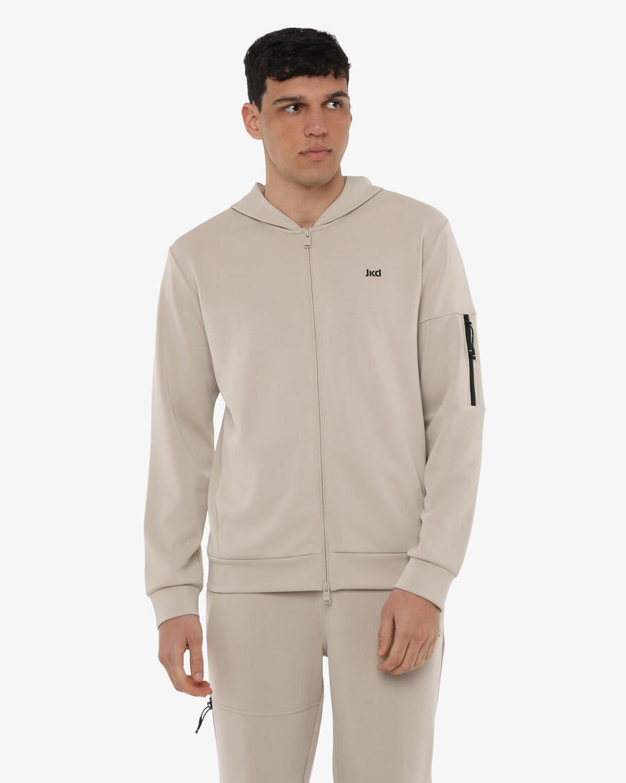 JAKED Мужская синтетическая толстовка серо-коричневого цвета для фитнеса
JAKED Мужская синтетическая толстовка серо-коричневого цвета для фитнеса