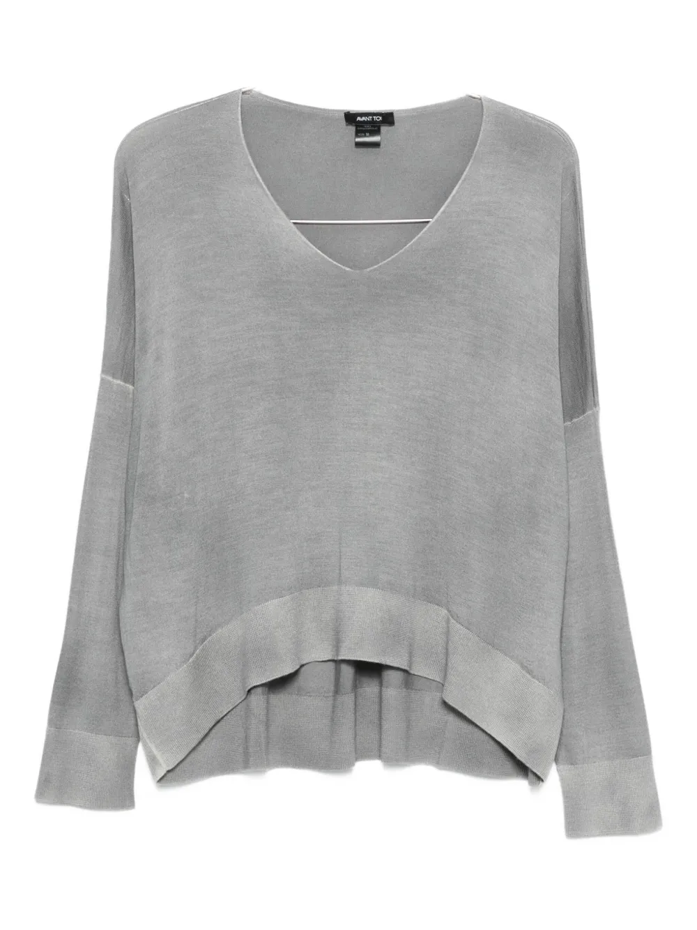 Топ с V-образным вырезом Avant Toi, серый
Топ с V-образным вырезом Avant Toi, серый
