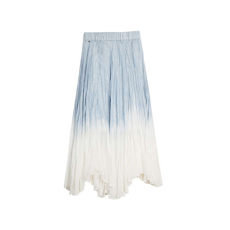 ELLE Повседневная длинная юбка женская синяя тонкая миди юбка A-силуэта
ELLE Повседневная длинная юбка женская синяя тонкая миди юбка A-силуэта