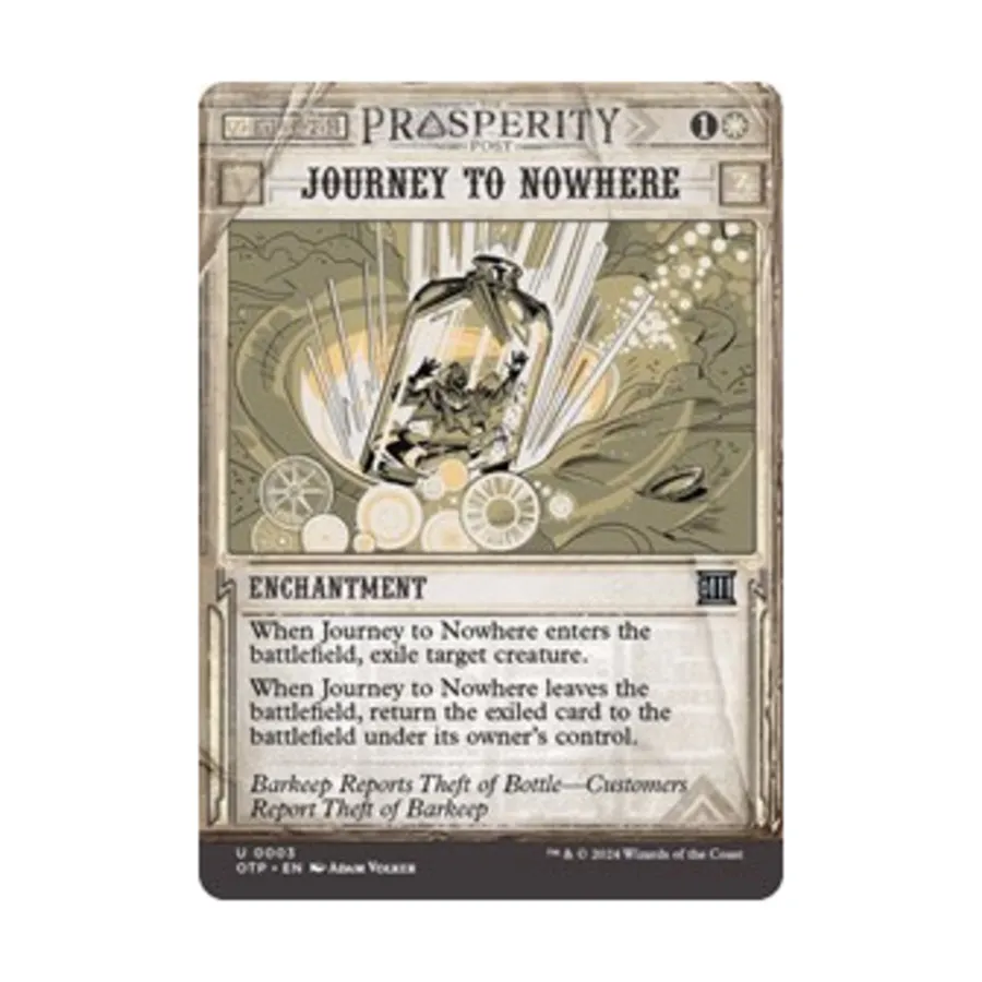 CCG Путешествие в никуда (U), MTG - OTJ Breaking News
CCG Путешествие в никуда (U), MTG - OTJ Breaking News