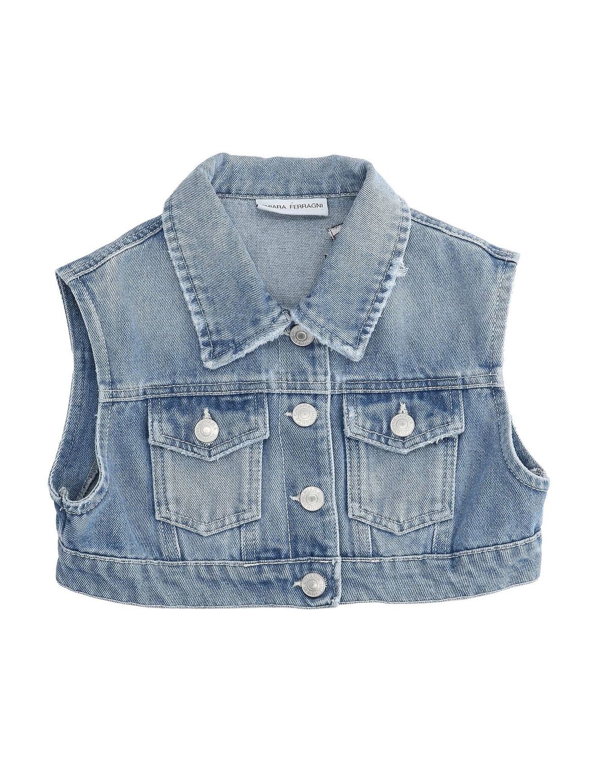 Джинсовая куртка для девочек Chiara Ferragni, синий
Джинсовая куртка для девочек Chiara Ferragni, синий