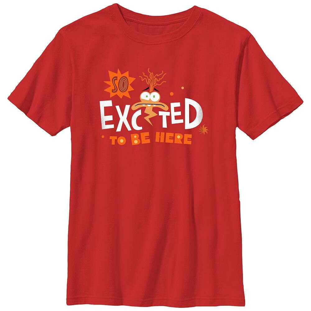 Футболка Disney's Inside Out 2 с рисунком для мальчиков, красный
Футболка Disney's Inside Out 2 с рисунком для мальчиков, красный