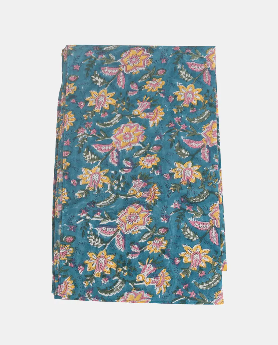 Парео из хлопка с цветочным принтом Kbas, синий
Парео из хлопка с цветочным принтом Kbas, синий