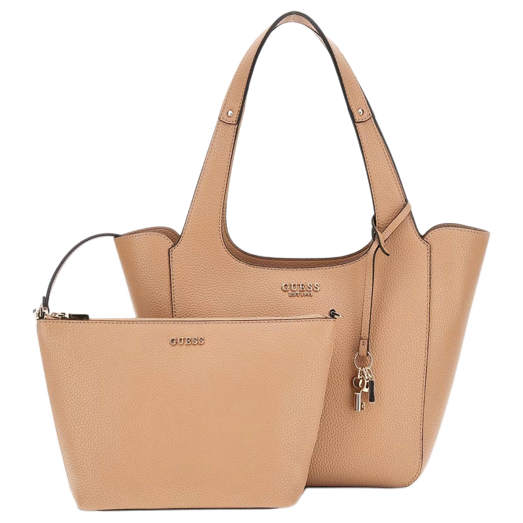 GUESS Сумка-комбинация из полиуретана женская светло-коричневая, Light Umber
GUESS Сумка-комбинация из полиуретана женская светло-коричневая, Light Umber