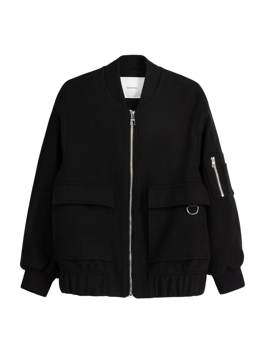Куртка межсезонная Bershka, черный
Куртка межсезонная Bershka, черный
