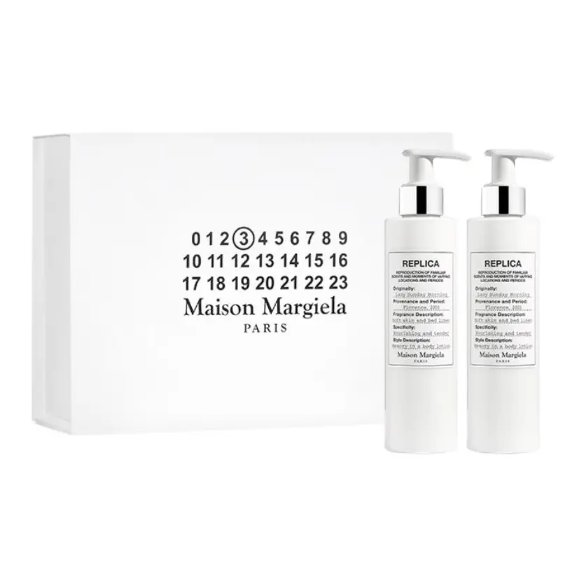 Набор для ухода lazy weekend ароматические эффекты гель для душа 200мл + лосьон для тела 200мл Maison Margiela
Набор для ухода lazy weekend ароматические эффекты гель для душа 200мл + лосьон для тела 200мл Maison Margiela