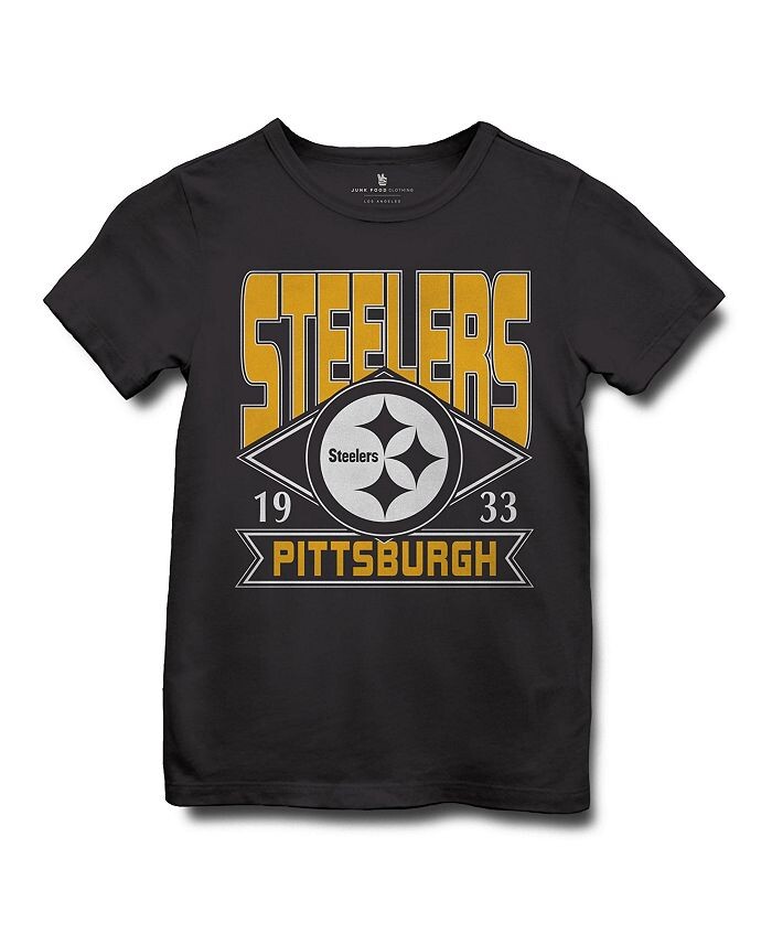 Футболка унисекс NFL Pittsburgh Steelers Overtime - Little Kid, Big Kid Junk Food Clothing, черный
Футболка унисекс NFL Pittsburgh Steelers Overtime - Little Kid, Big Kid Junk Food Clothing, черный