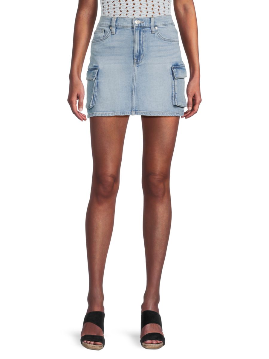 Джинсовая мини-юбка с карманами-карго DKNY, цвет Union Square
Джинсовая мини-юбка с карманами-карго DKNY, цвет Union Square