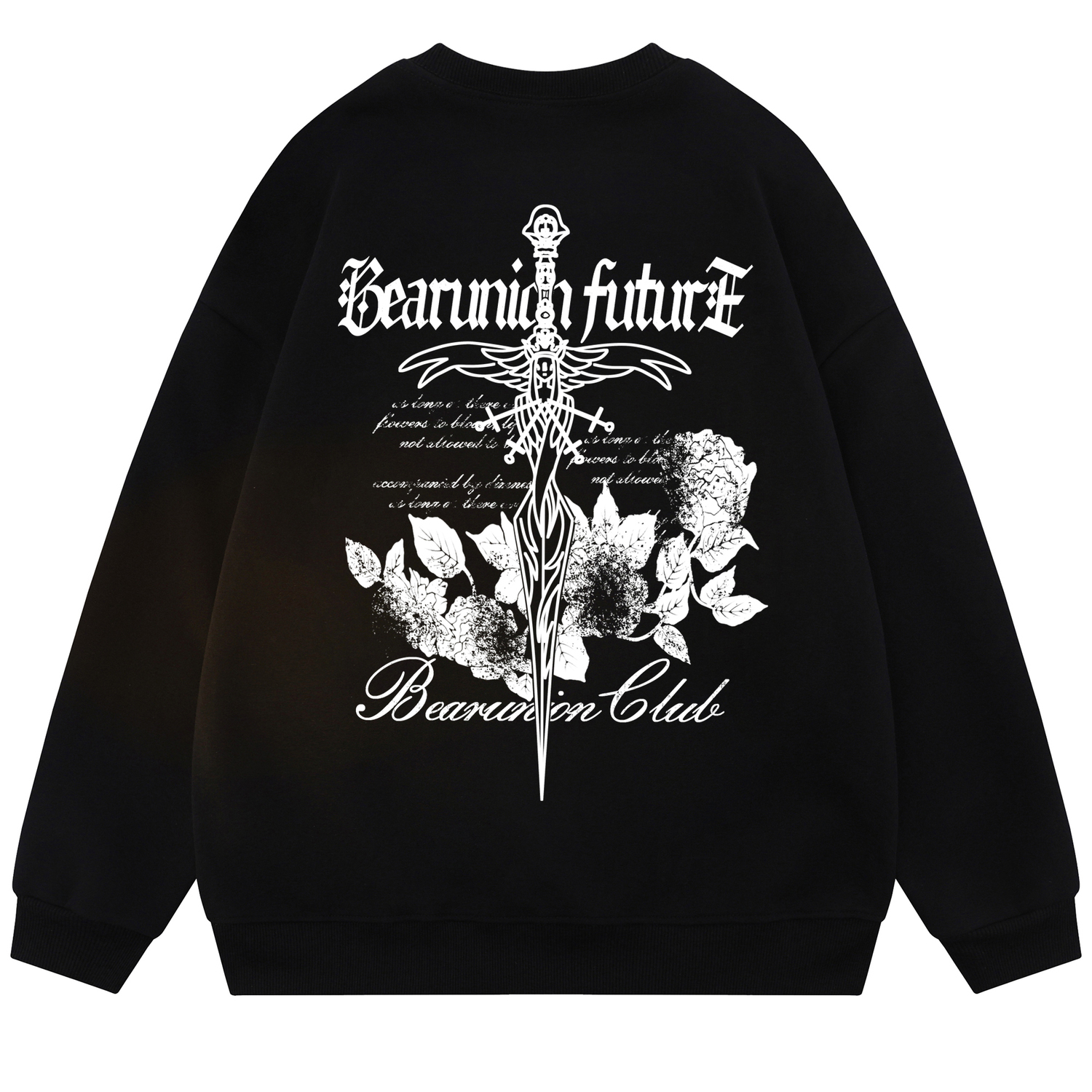 Свитшот Unisex BEAR UNION, Бордовый 
Свитшот Unisex BEAR UNION, Бордовый