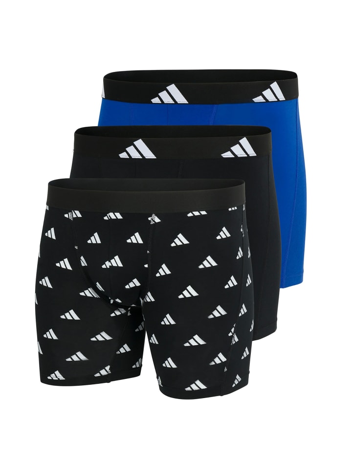 Трусы боксеры adidas, цвет schwarz/weiß/blau
Трусы боксеры adidas, цвет schwarz/weiß/blau
