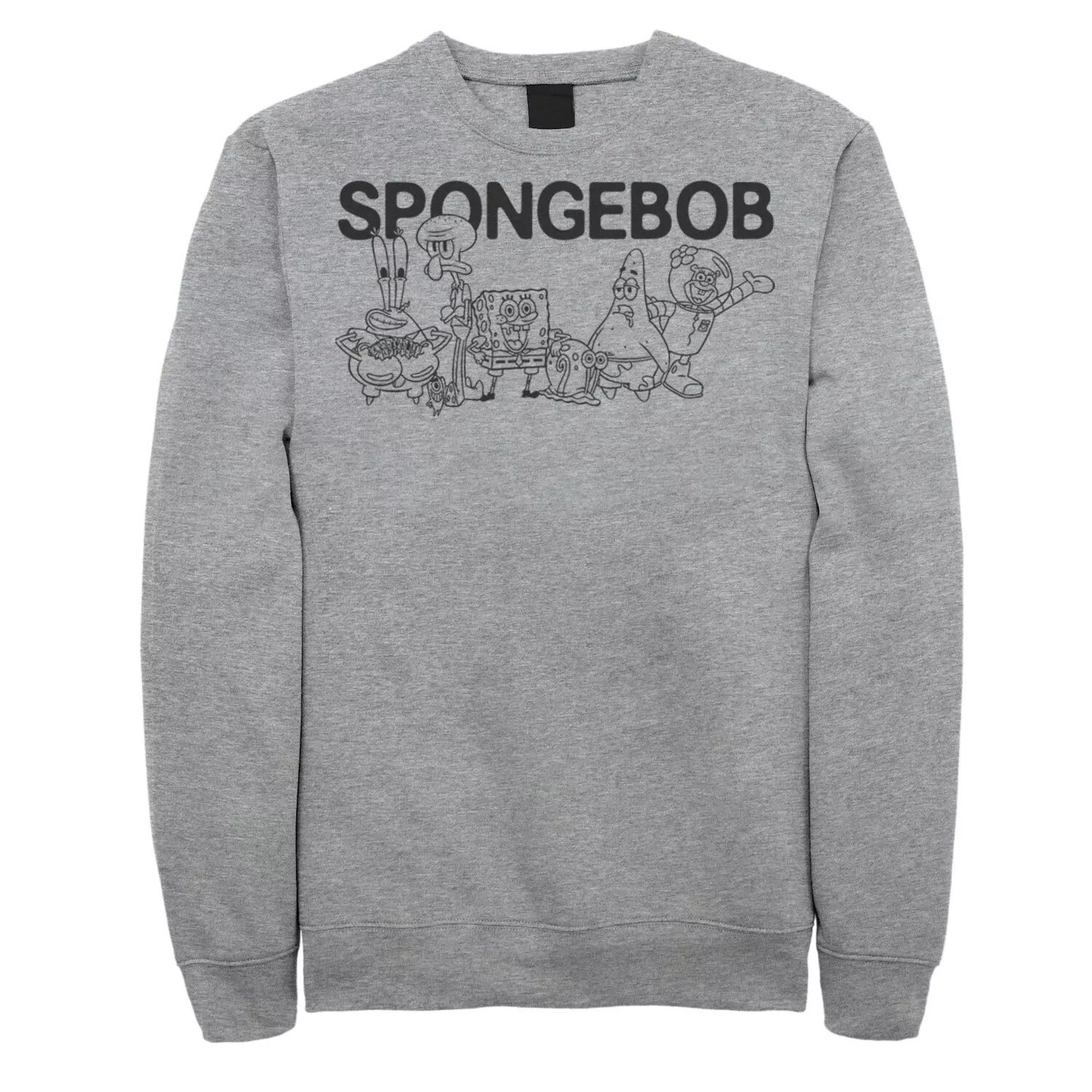 Мужской свитшот с контурами губки Боба Group Shot Licensed Character
Мужской свитшот с контурами губки Боба Group Shot Licensed Character