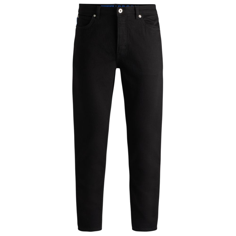 Зауженные джинсы из черного эластичного денима HUGO
Зауженные джинсы из черного эластичного денима HUGO
