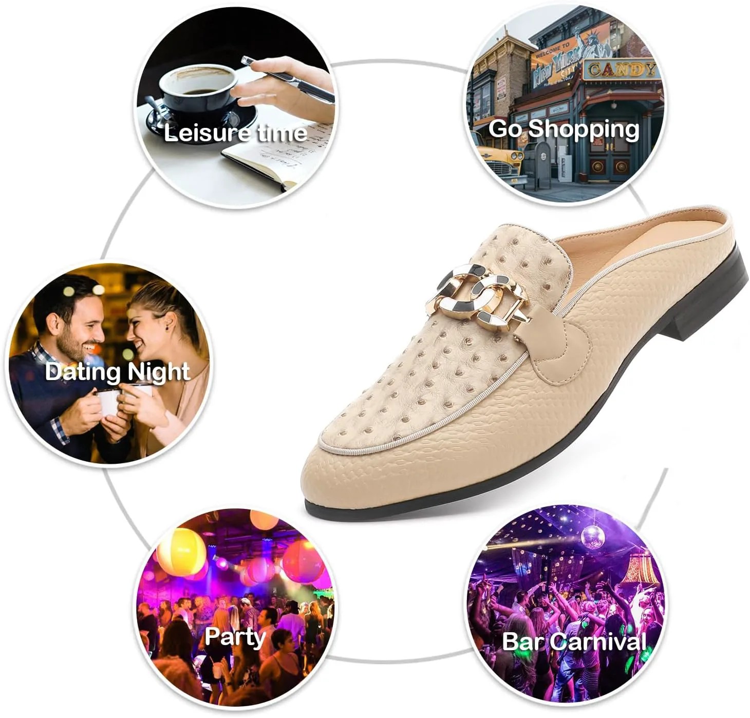 Мужские слипоны-мюли с золотой пряжкой, модные кожаные повседневные и официальные тапочки без задника XQWFH
Мужские слипоны-мюли с золотой пряжкой, модные кожаные повседневные и официальные тапочки без задника XQWFH