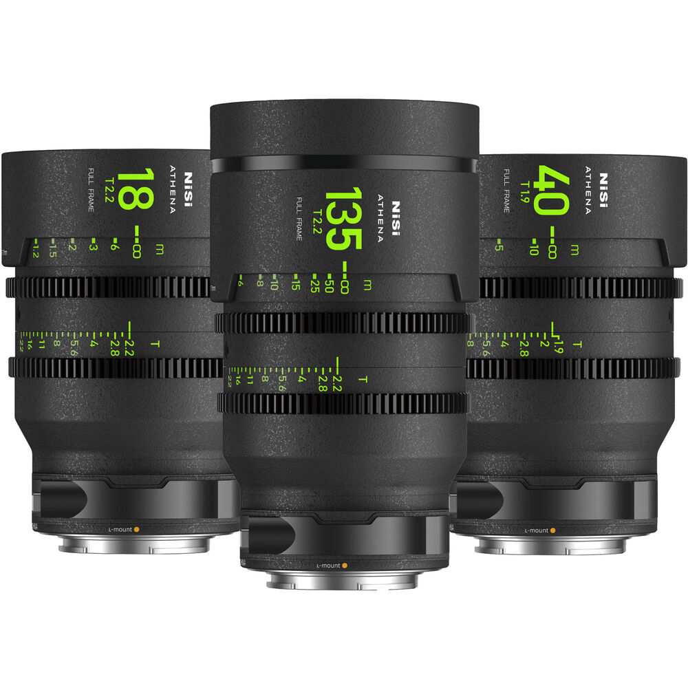 Полнокадровый комплект NiSi ATHENA PRIME T2.2/1.9 с тремя дополнительными объективами (Leica L, крепления для вставных фильтров)
Полнокадровый комплект NiSi ATHENA PRIME T2.2/1.9 с тремя дополнительными объективами (Leica L, крепления для вставных фильтров)