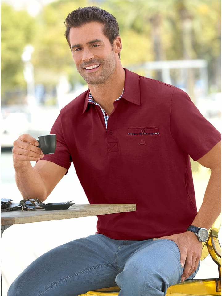 Рубашка с короткими рукавами бордового цвета WITT WEIDEN
Рубашка с короткими рукавами бордового цвета WITT WEIDEN