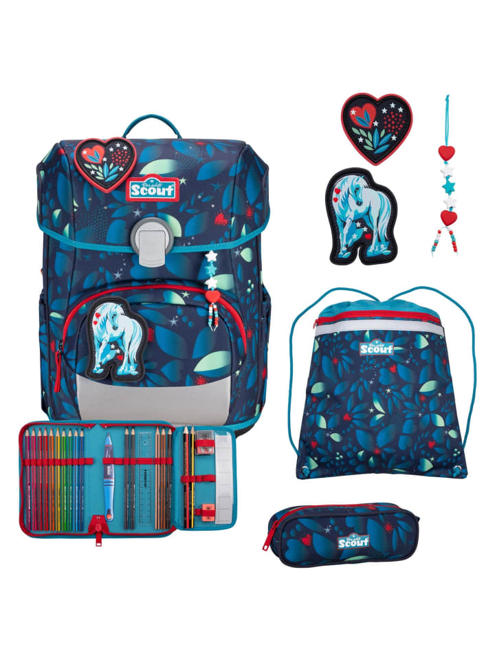 Scout Эксклюзивный светодиодный набор Neo - школьный рюкзак из 4 предметов (планеты) в цвете "Белый единорог"
Scout Эксклюзивный светодиодный набор Neo - школьный рюкзак из 4 предметов (планеты) в цвете "Белый единорог"