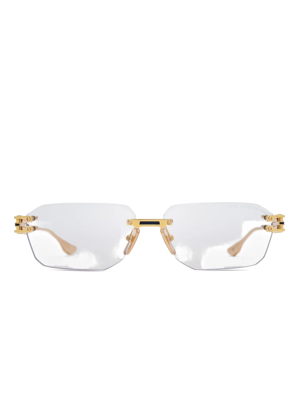 Солнцезащитные очки с геометрической оправой Dita, золотистый
Солнцезащитные очки с геометрической оправой Dita, золотистый
