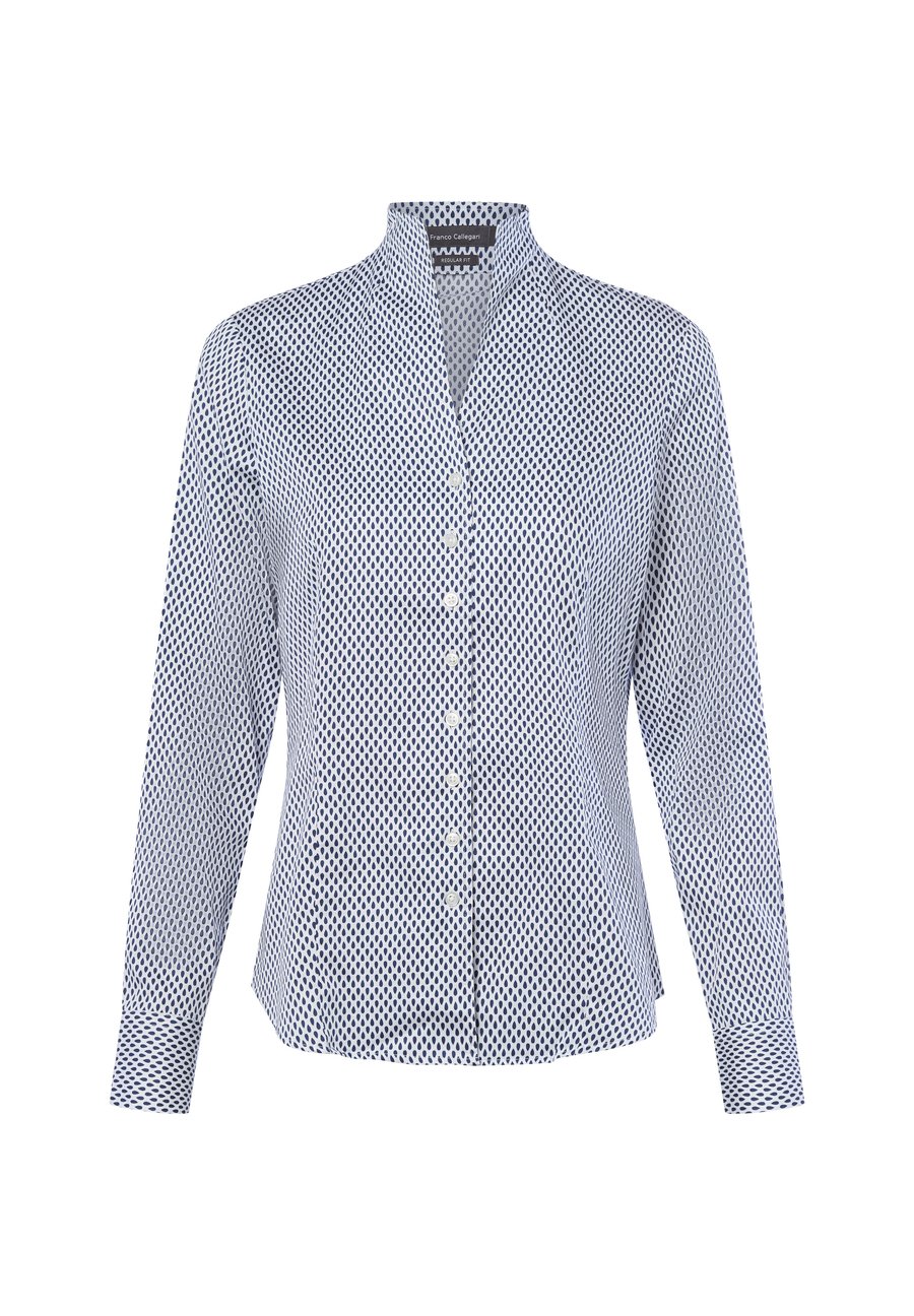 Блуза Franco Callegari Button-down blouse, Marine Weiß /Dark Blue
Блуза Franco Callegari Button-down blouse, Marine Weiß /Dark Blue