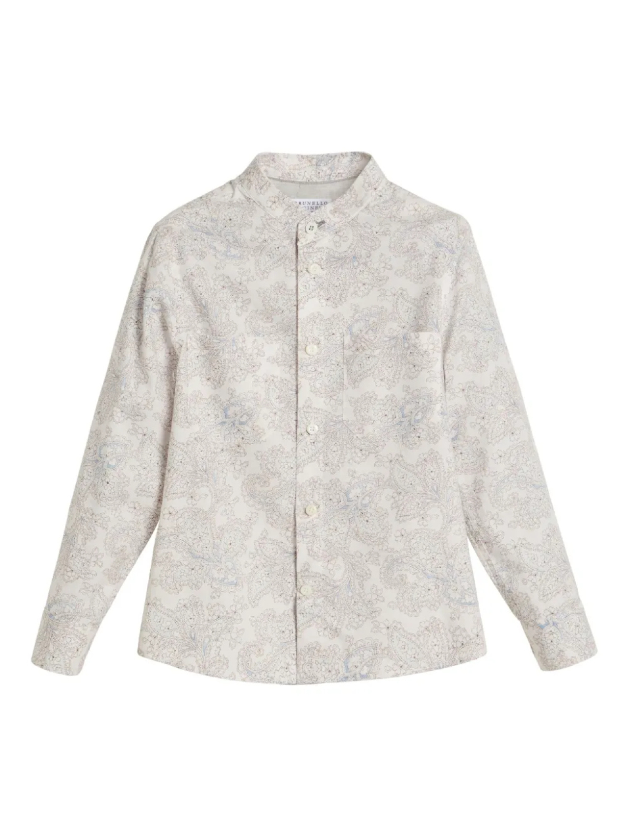 Детская рубашка Brunello Cucinelli с принтом пейсли Brunello Cucinelli Kids, нейтральный
Детская рубашка Brunello Cucinelli с принтом пейсли Brunello Cucinelli Kids, нейтральный