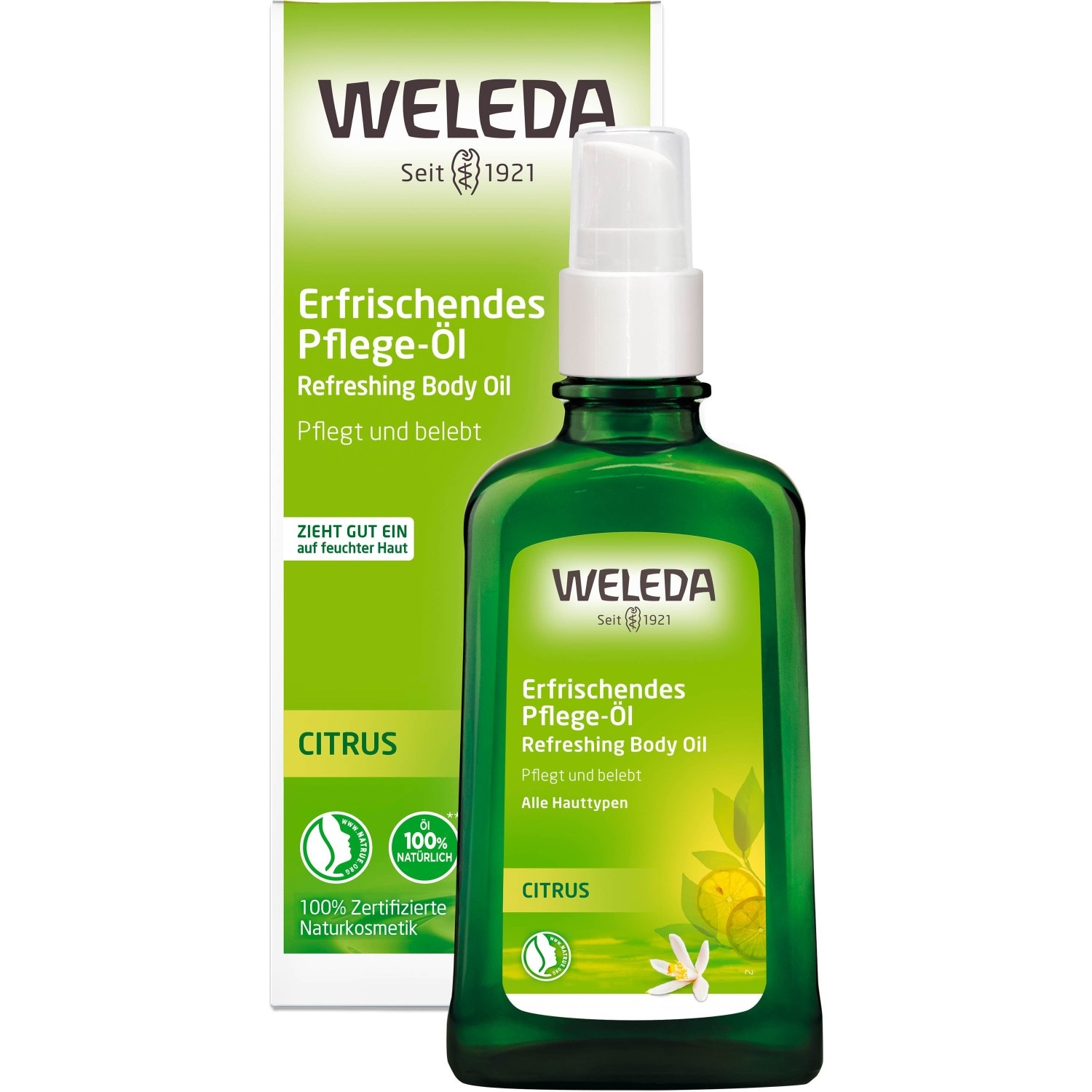 Масло для тела citrus erfrischendes pflege-öl Weleda, объем 100 мл
Масло для тела citrus erfrischendes pflege-öl Weleda, объем 100 мл