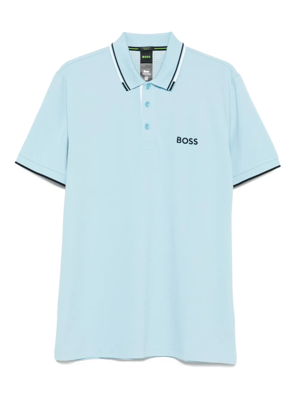 Рубашка-поло с отложным воротником BOSS, синий
Рубашка-поло с отложным воротником BOSS, синий