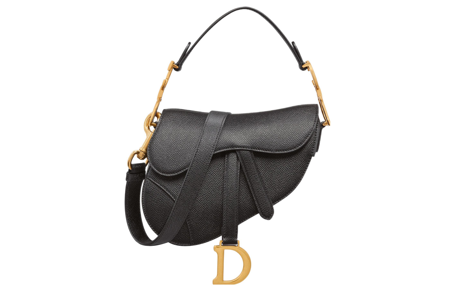 Седловая сумка из зернистой телячьей кожи, через плечо, кросс-боди, миниатюрная женская сумка черного цвета DIOR
Седловая сумка из зернистой телячьей кожи, через плечо, кросс-боди, миниатюрная женская сумка черного цвета DIOR