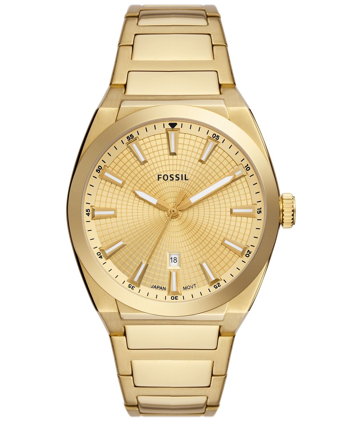 Мужские часы Everett с тремя стрелками и датой, золотистый браслет из нержавеющей стали, 42 мм Fossil
Мужские часы Everett с тремя стрелками и датой, золотистый браслет из нержавеющей стали, 42 мм Fossil