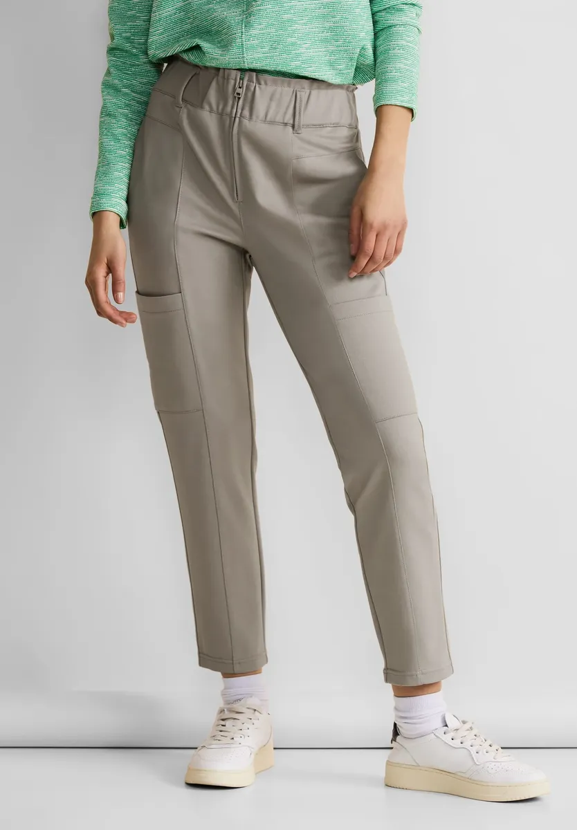 Однотонные брюки в виде бумажного пакета STREET ONE, слоновая кость
Однотонные брюки в виде бумажного пакета STREET ONE, слоновая кость