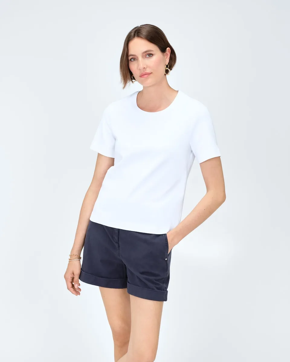 Футболка для женщин с коротким рукавом и круглым вырезом Caroll, белый
Футболка для женщин с коротким рукавом и круглым вырезом Caroll, белый