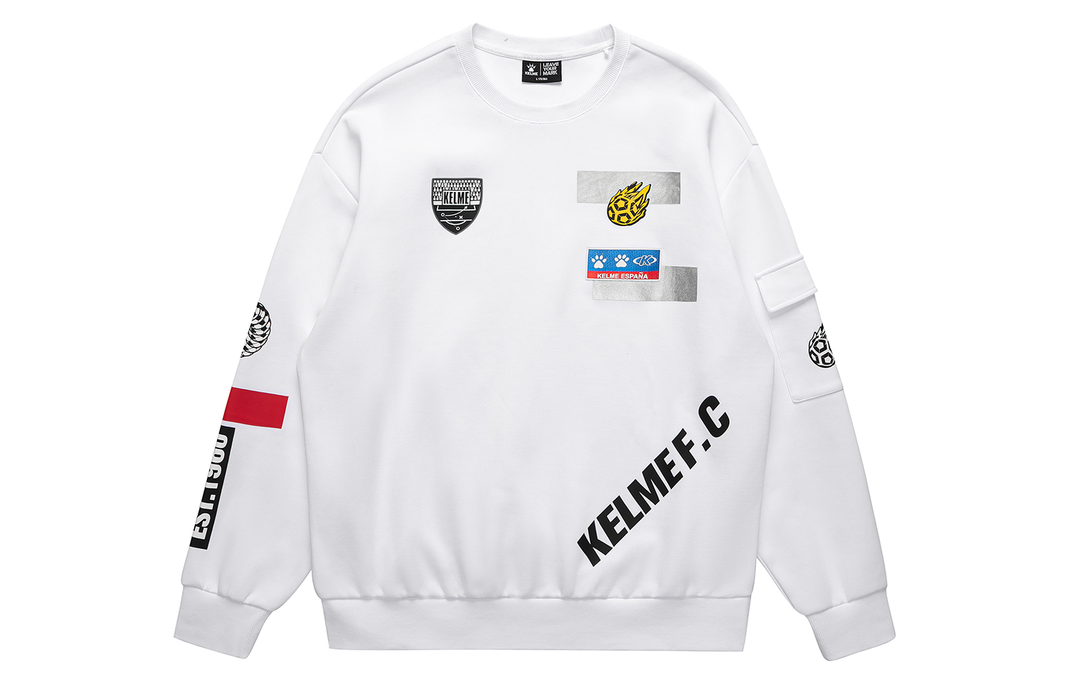 Унисекс свитшот KELME, ярко-белый
Унисекс свитшот KELME, ярко-белый