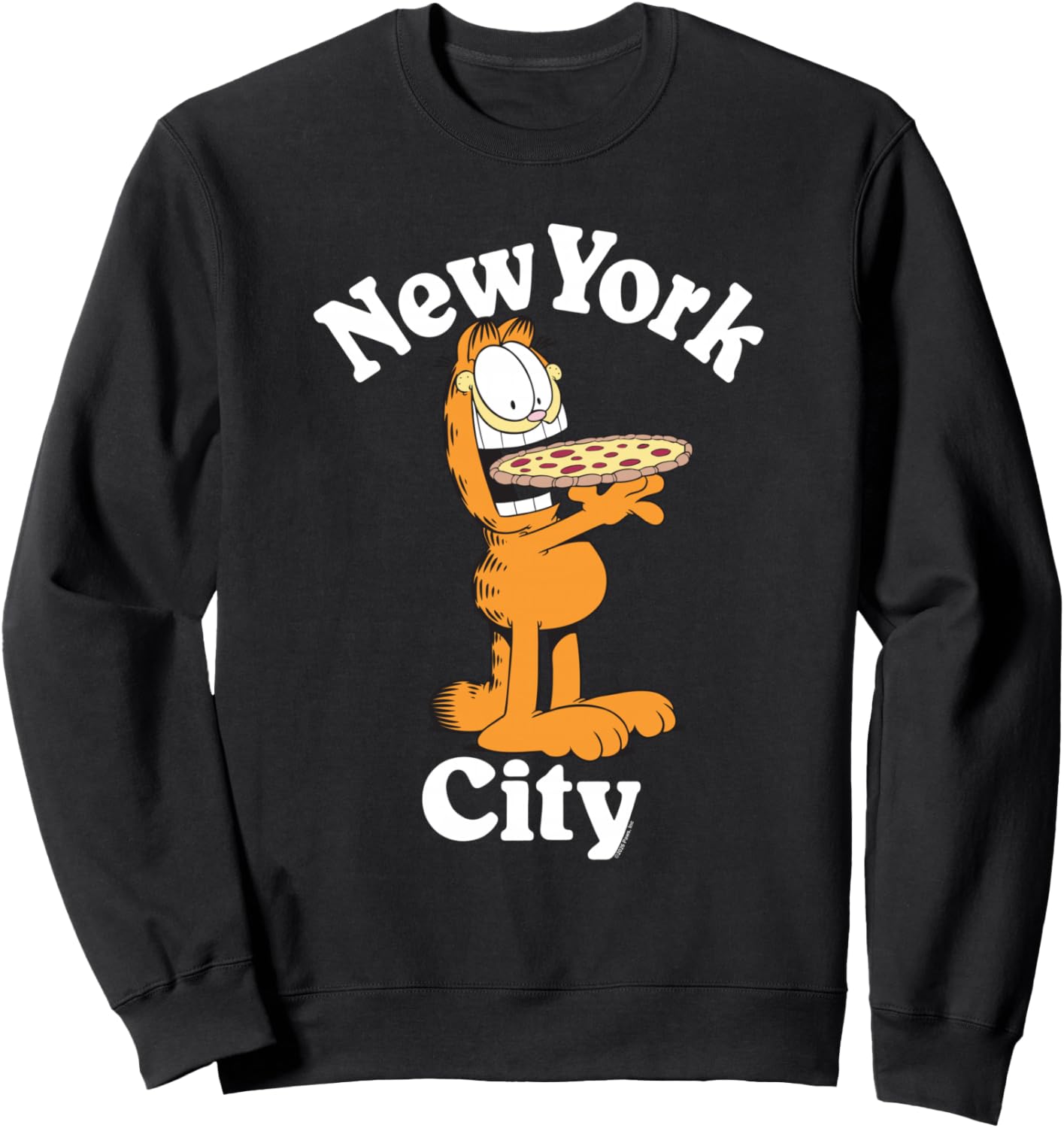 Забавная толстовка с мультяшным рисунком Гарфилда и пиццей из Нью-Йорка Garfield, черный
Забавная толстовка с мультяшным рисунком Гарфилда и пиццей из Нью-Йорка Garfield, черный