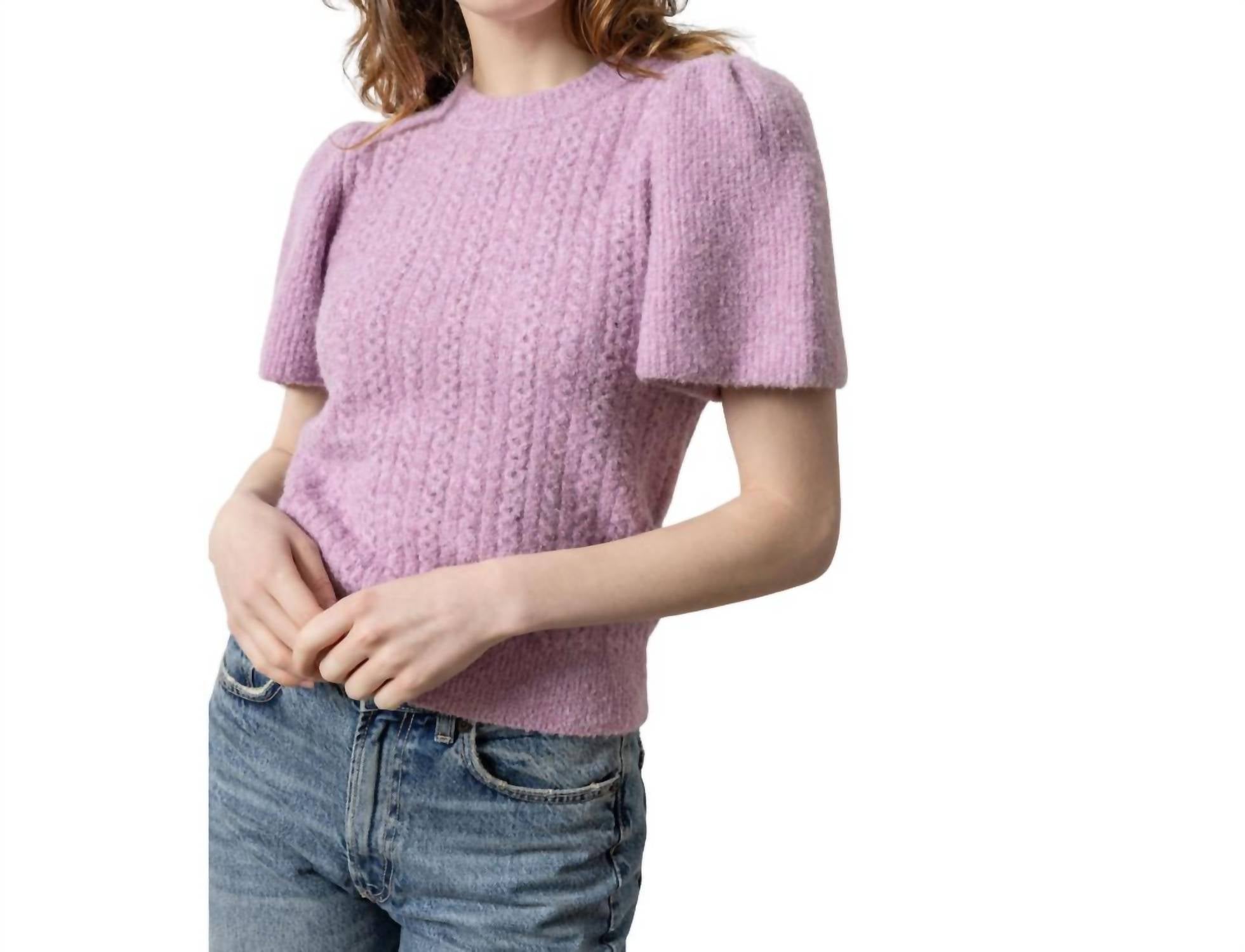 Свитер с круглым вырезом и рукавами-крылышками цвета глицинии Lilla P, цвет wisteria
Свитер с круглым вырезом и рукавами-крылышками цвета глицинии Lilla P, цвет wisteria