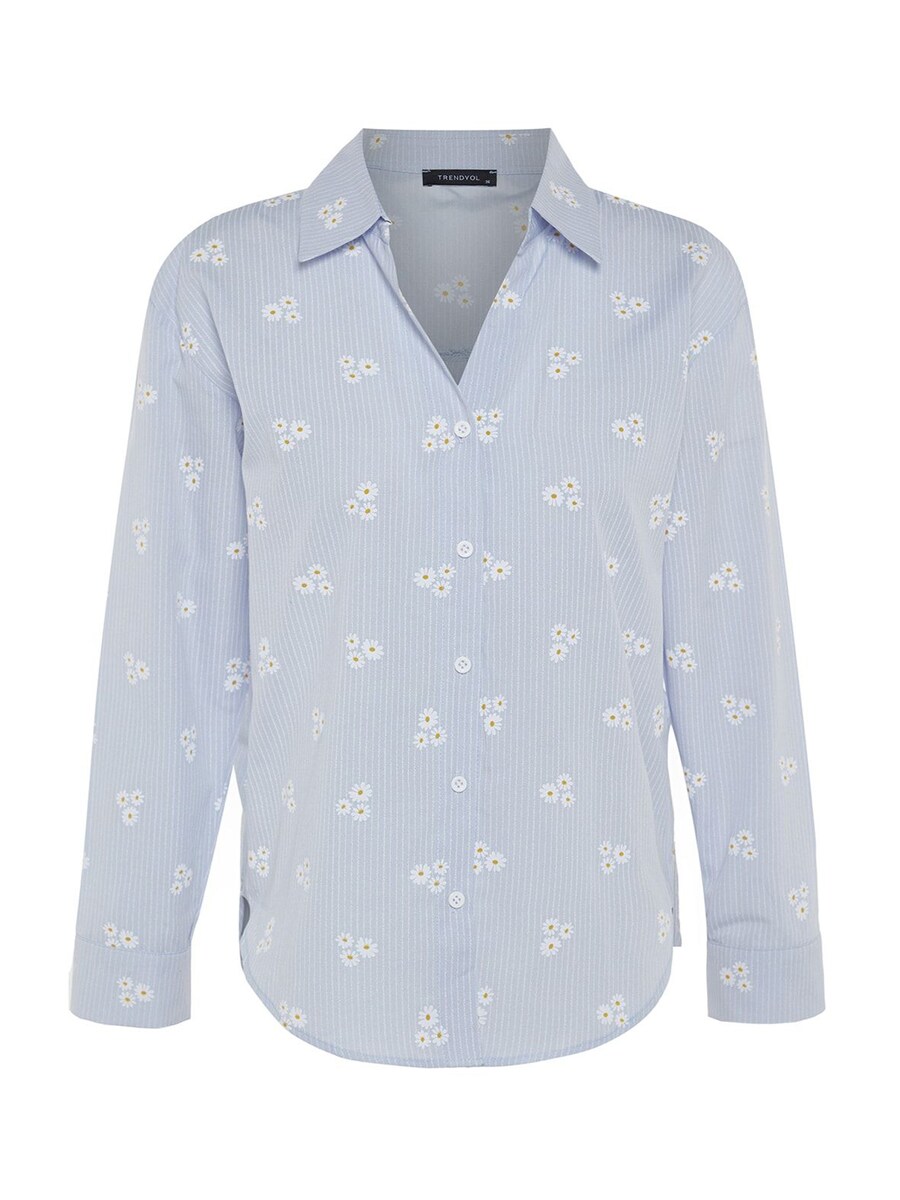 Блузка Trendyol, светло-синий
Блузка Trendyol, светло-синий