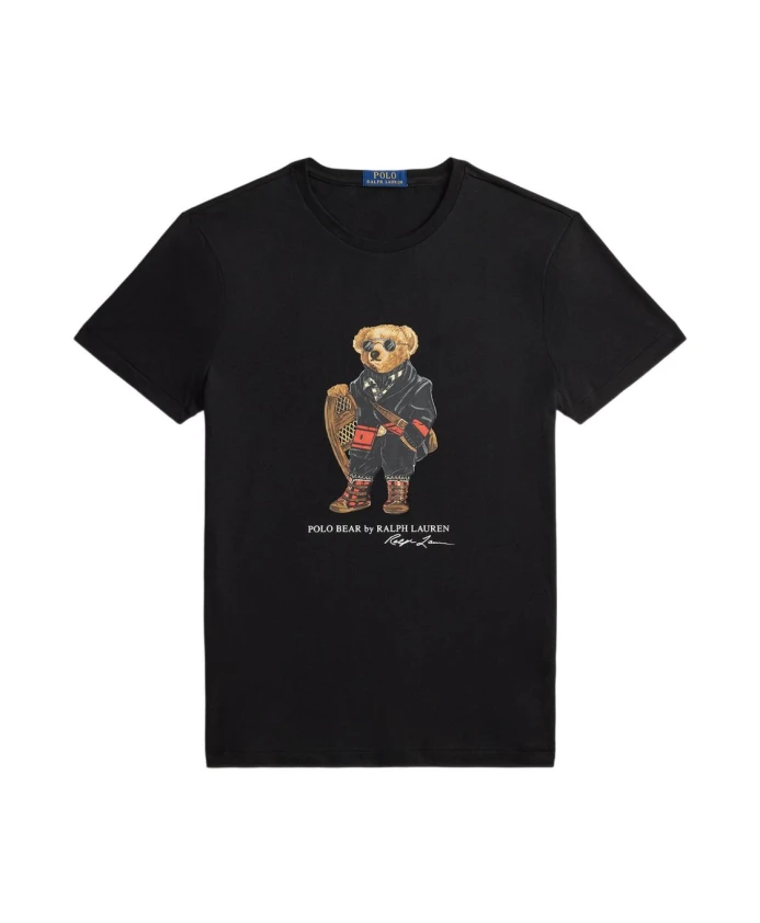 Классическая черная хлопковая футболка Polo Ralph Lauren, черный
Классическая черная хлопковая футболка Polo Ralph Lauren, черный