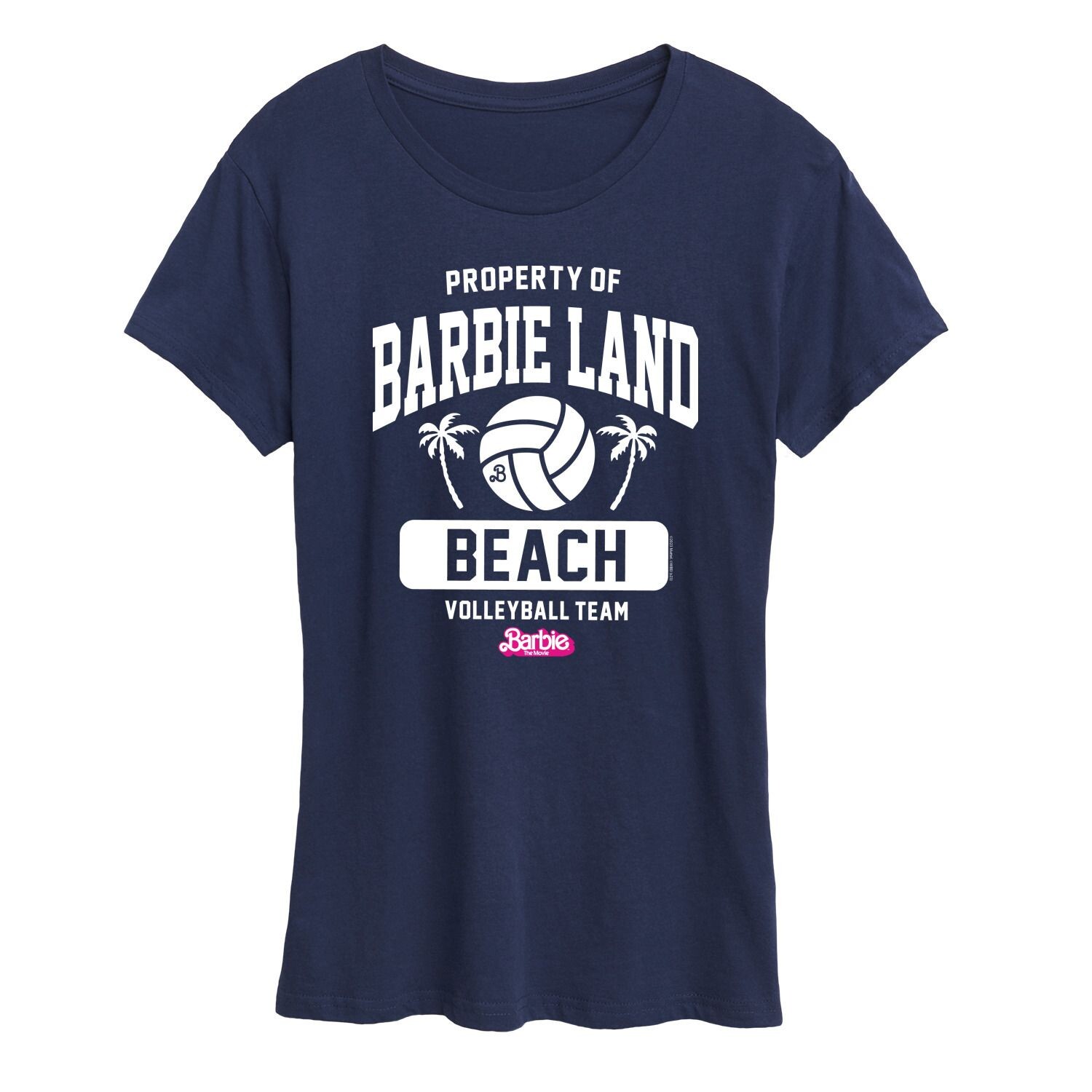 Футболка Juniors' Barbie The Movie Property Of Barbie Land с изображением команды по пляжному волейболу Barbie, темно-синий
Футболка Juniors' Barbie The Movie Property Of Barbie Land с изображением команды по пляжному волейболу Barbie, темно-синий