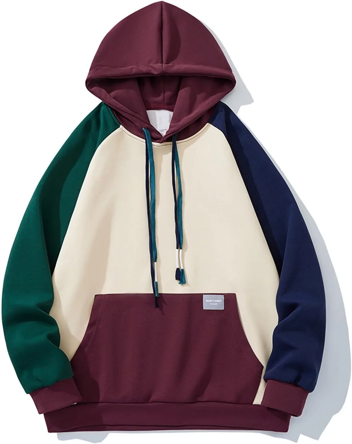 Мужская худи Unisex Fashion Teen Patchwork Color Block Preppy, комфортная хлопковая толстовка с капюшоном (Plus Size)
Мужская худи Unisex Fashion Teen Patchwork Color Block Preppy, комфортная хлопковая толстовка с капюшоном (Plus Size)