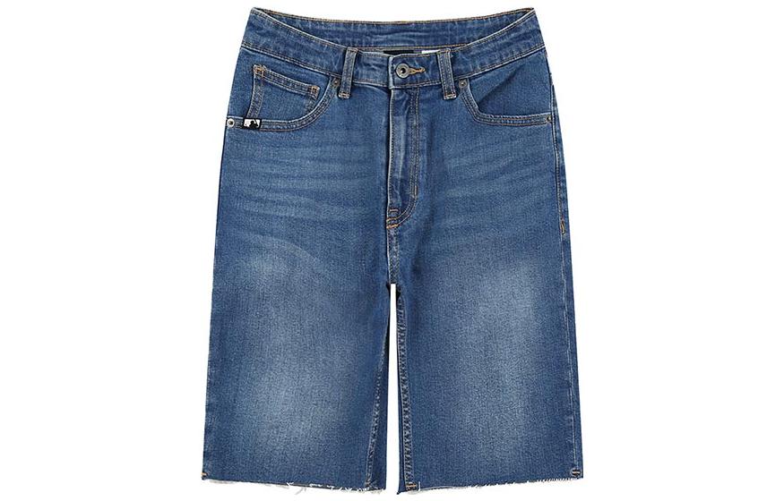 Бейсбольные джинсовые шорты женские синие MLB
Бейсбольные джинсовые шорты женские синие MLB