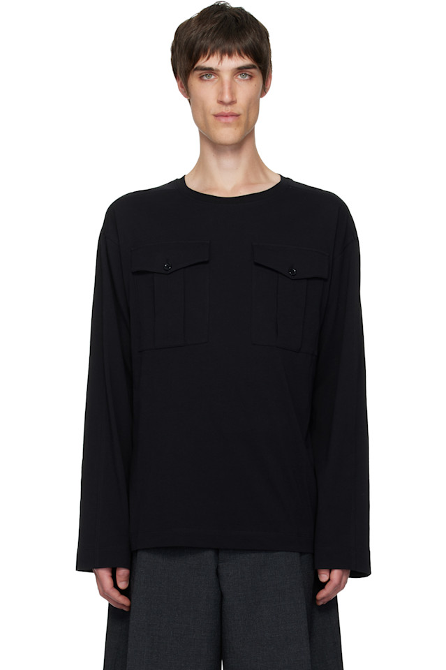 Футболка с длинным рукавом Dries Van Noten, черный
Футболка с длинным рукавом Dries Van Noten, черный