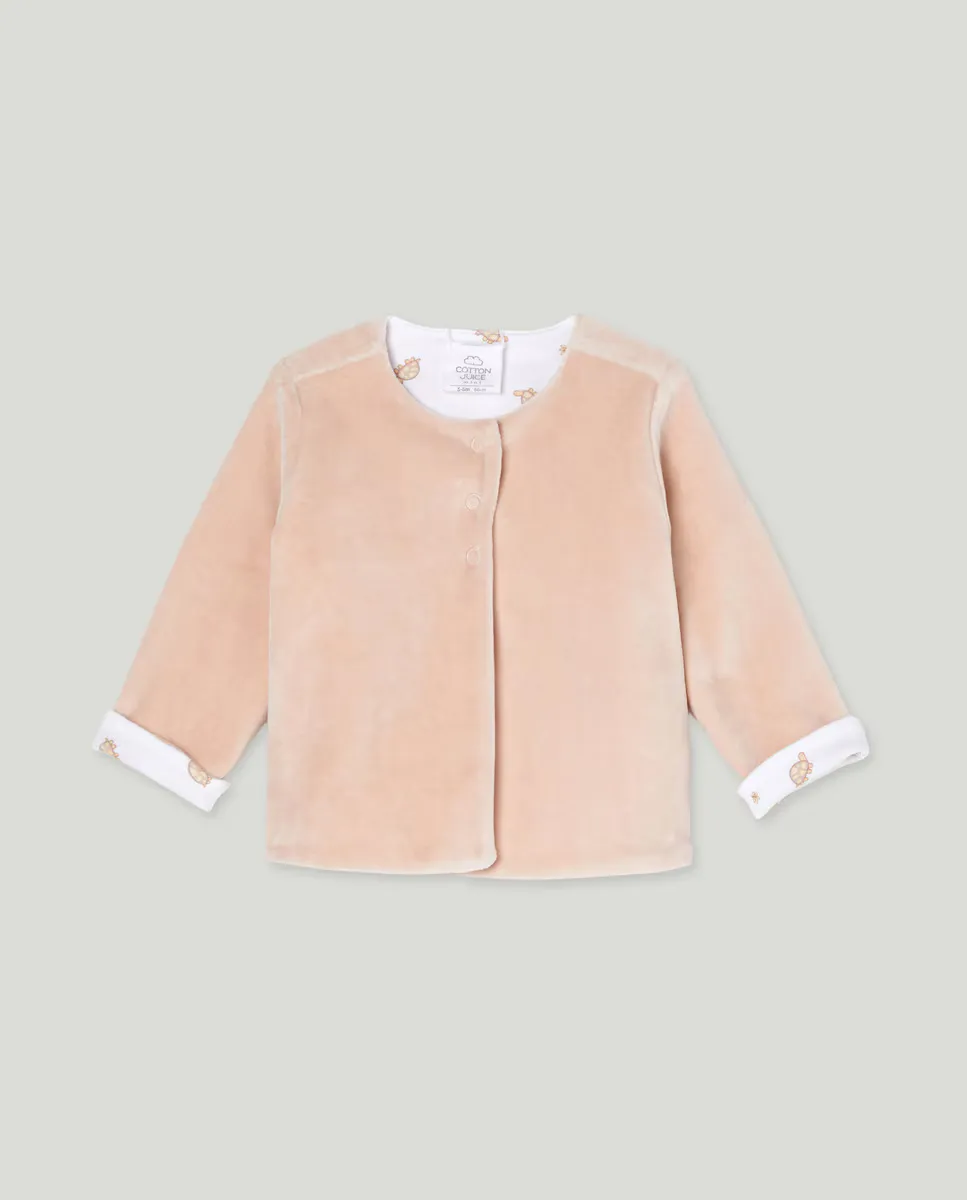 Детская пижамная куртка для девочки реверсивная Cotton Juice, розовый
Детская пижамная куртка для девочки реверсивная Cotton Juice, розовый