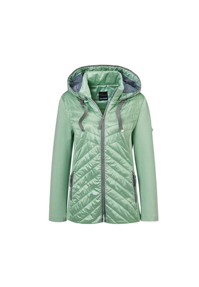 Короткий размер: куртка с воротником-стойкой Goldner, цвет salbei
Короткий размер: куртка с воротником-стойкой Goldner, цвет salbei