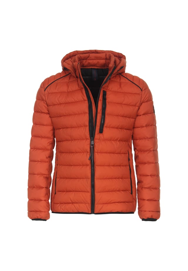 Стеганая куртка однотонная Casamoda, оранжевый 
Стеганая куртка однотонная Casamoda, оранжевый