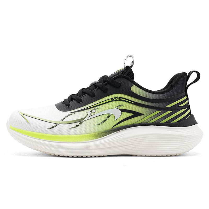 K-bird Кроссовки K bird с амортизацией, износостойкие, дышащие, низкие, повседневные, беговые, мужские, белый/неоново-зеленый/черный, цвет White/Neon Green/Black 
K-bird Кроссовки K bird с амортизацией, износостойкие, дышащие, низкие, повседневные, беговые, мужские, белый/неоново-зеленый/черный, цвет White/Neon Green/Black