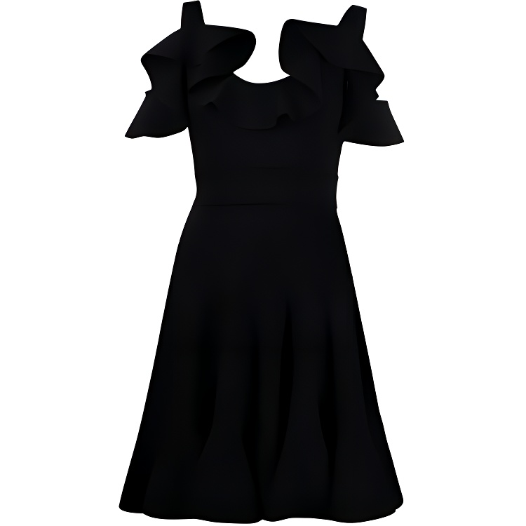 Женское черное платье без рукавов Alexander McQueen
Женское черное платье без рукавов Alexander McQueen