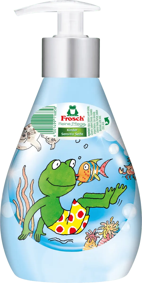 Жидкое мыло для чувствительной кожи 300 мл. Frosch
Жидкое мыло для чувствительной кожи 300 мл. Frosch