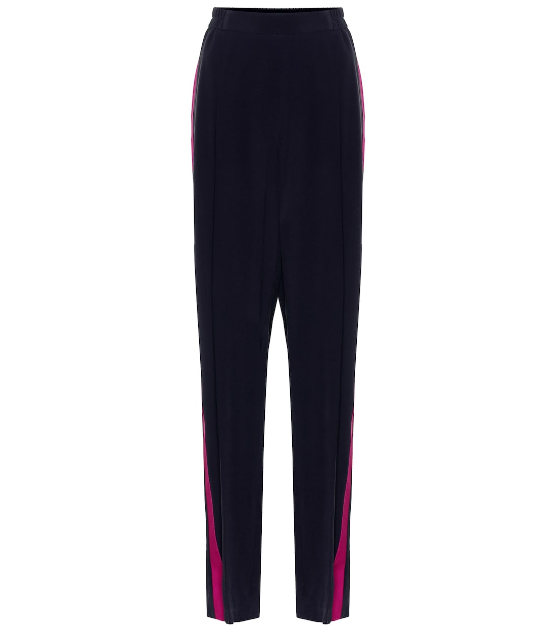 Широкие брюки из шелкового крепа с высокой талией Stella McCartney, Ink
Широкие брюки из шелкового крепа с высокой талией Stella McCartney, Ink