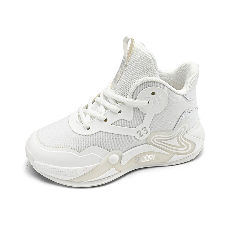 Детские баскетбольные кроссовки с высоким берцем, противоскользящие, устойчивые к истиранию, дышащие, с защитой от ударов SNOOPY, белый
Детские баскетбольные кроссовки с высоким берцем, противоскользящие, устойчивые к истиранию, дышащие, с защитой от ударов SNOOPY, белый