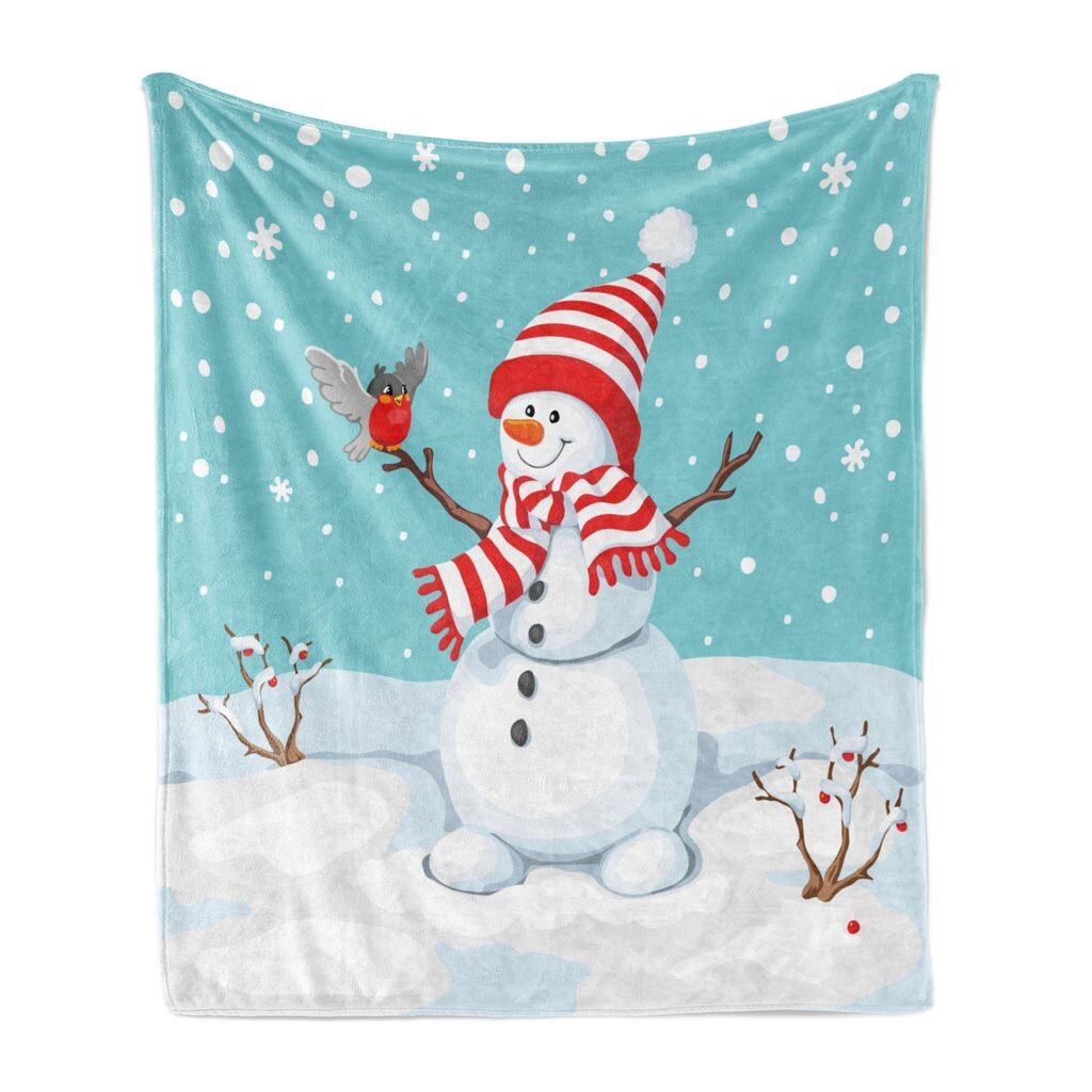 Мягкое фланелевое флисовое одеяло ABAKUHAUS Snowman, зимний снежный силуэт с птицей и ветками, дизайн «Счастливого Рождества», 175 x 230 см, разноцветный
Мягкое фланелевое флисовое одеяло ABAKUHAUS Snowman, зимний снежный силуэт с птицей и ветками, дизайн «Счастливого Рождества», 175 x 230 см, разноцветный