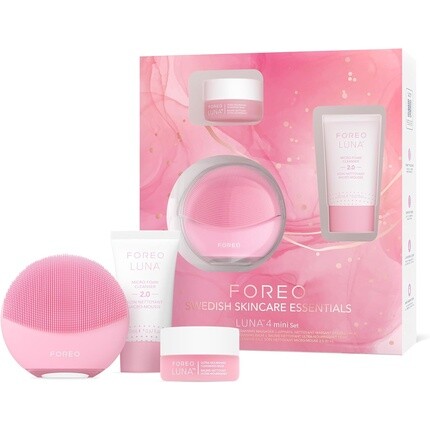 FOREO LUNA 4 mini Set Face Cleansing Brush & Face Massager with Ultra-Nourishing Cleansing Balm 15ml and Micro-Foam Cleanser 2.0 20ml - Уход за лицом - Средства по уходу за кожей лица для всех типов кожи Жемчужно-розовый
FOREO LUNA 4 mini Set Face Cleansing Brush & Face Massager with Ultra-Nourishing Cleansing Balm 15ml and Micro-Foam Cleanser 2.0 20ml - Уход за лицом - Средства по уходу за кожей лица для всех типов кожи Жемчужно-розовый