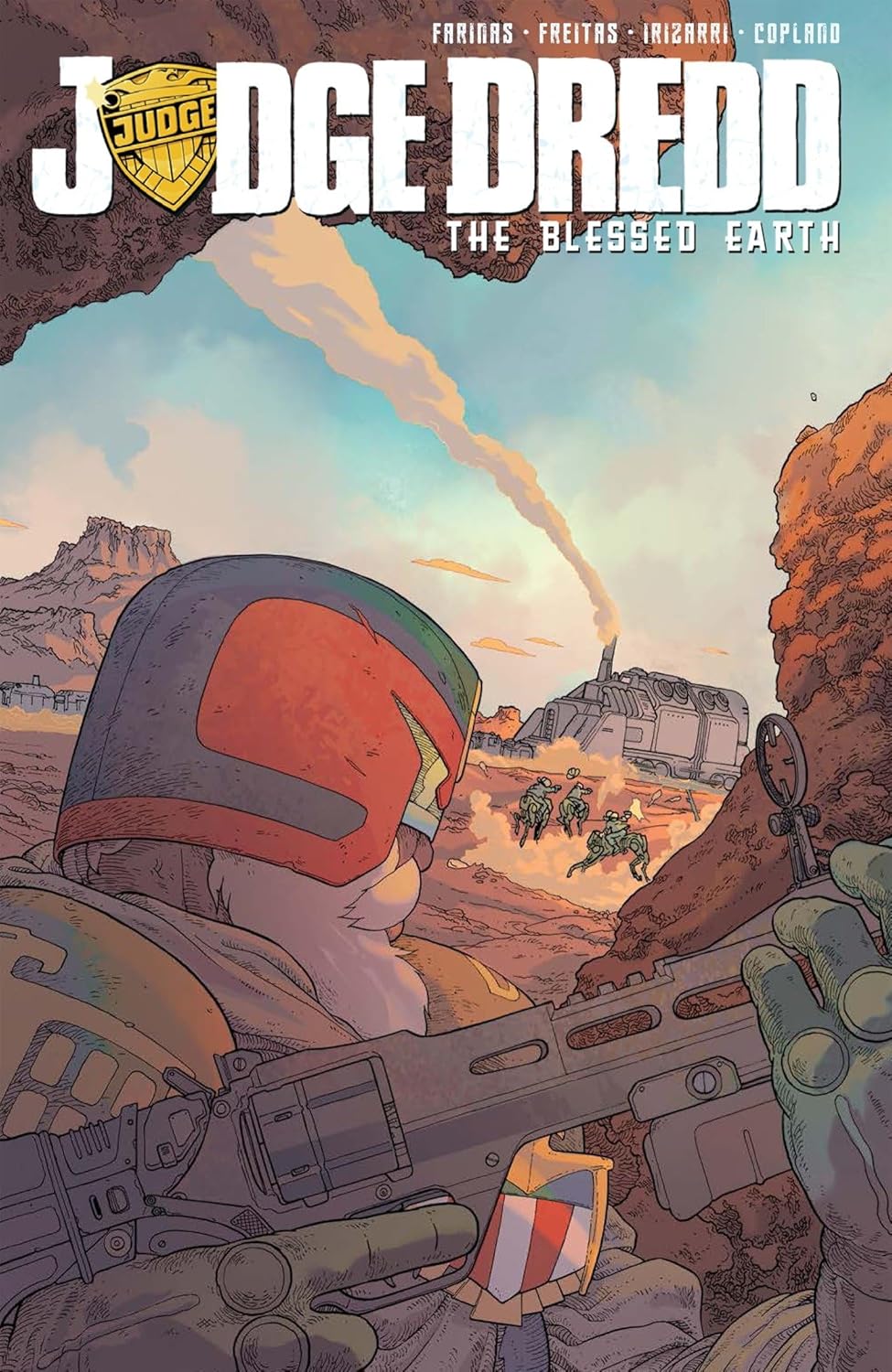 Judge Dredd: The Blessed Earth, Vol. 1 (IDW Publishing)
Judge Dredd: The Blessed Earth, Vol. 1 (IDW Publishing)